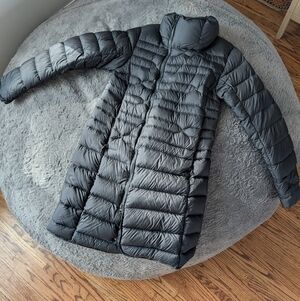 Women's North Face Black Puffer Coat